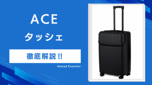 ACEタッシェをレビューフロントポケットの実寸と機内持ち込みの条件を解説!