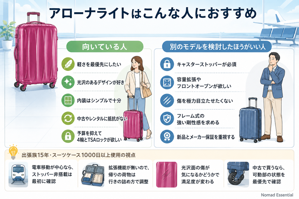 アローナライトはこんな人におすすめ
