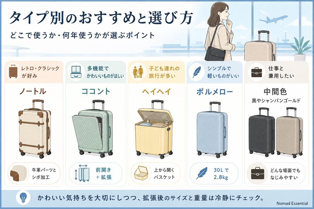 タイプ別のおすすめと選び方