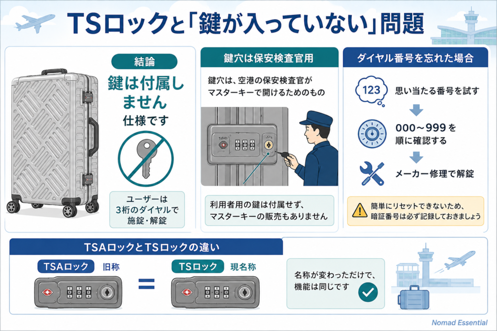 TSロックと「鍵が入っていない」問題