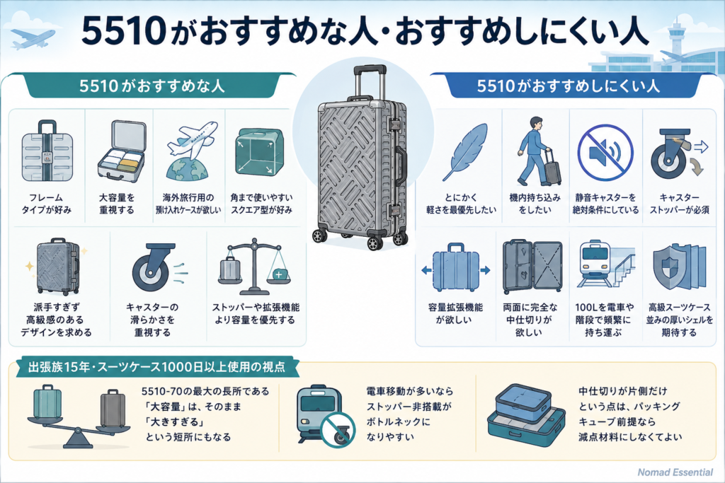 5510がおすすめな人・おすすめしにくい人