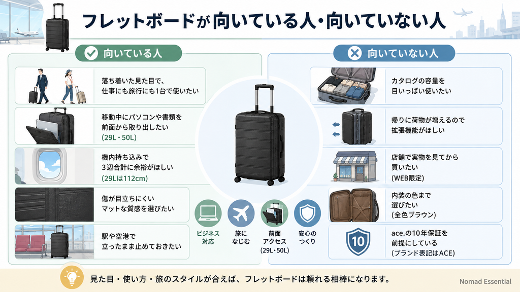 フレットボードが向いている人と向いていない人