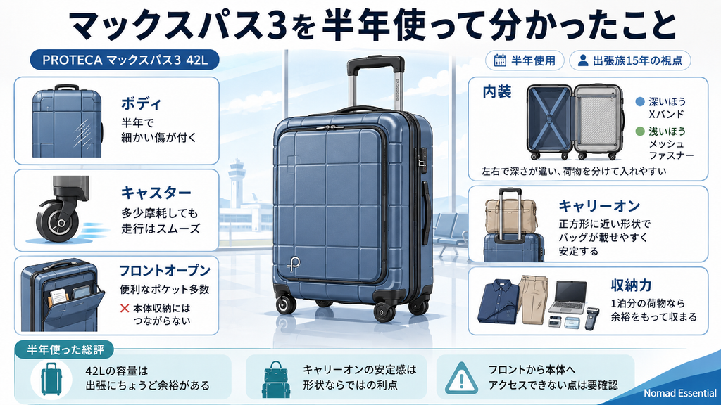 マックスパス3を半年使って分かったこと