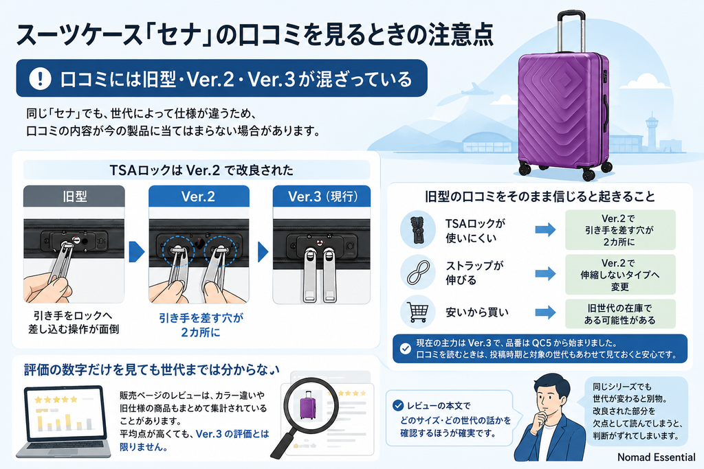 ★重要: 口コミには旧型・Ver.2・Ver.3が混ざっている