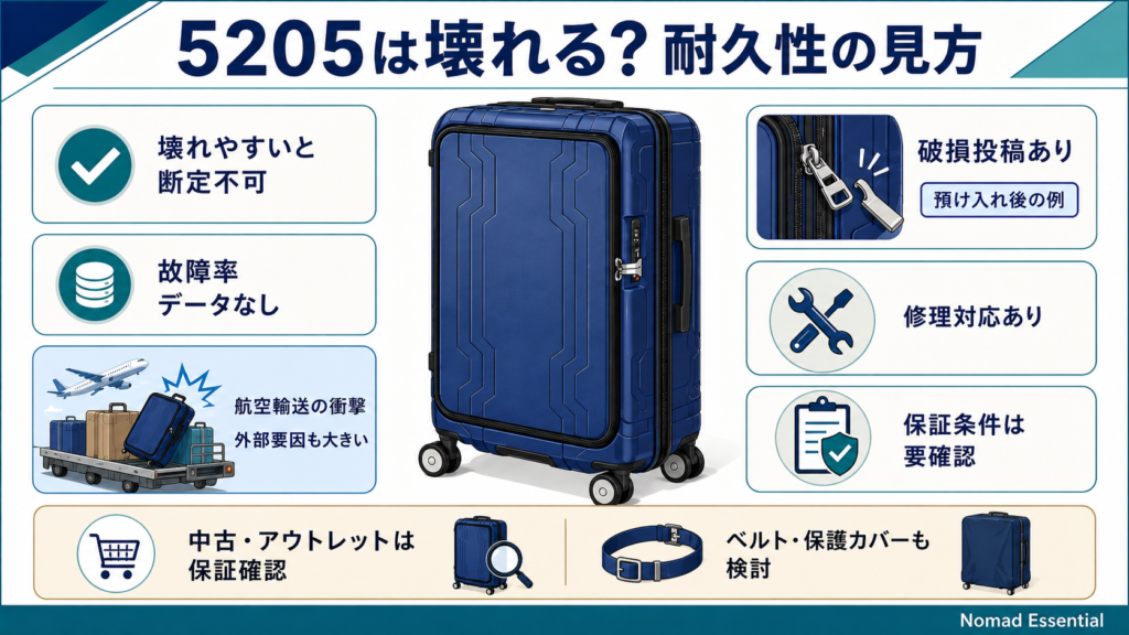 「5205は壊れる」は本当? 耐久性の実像