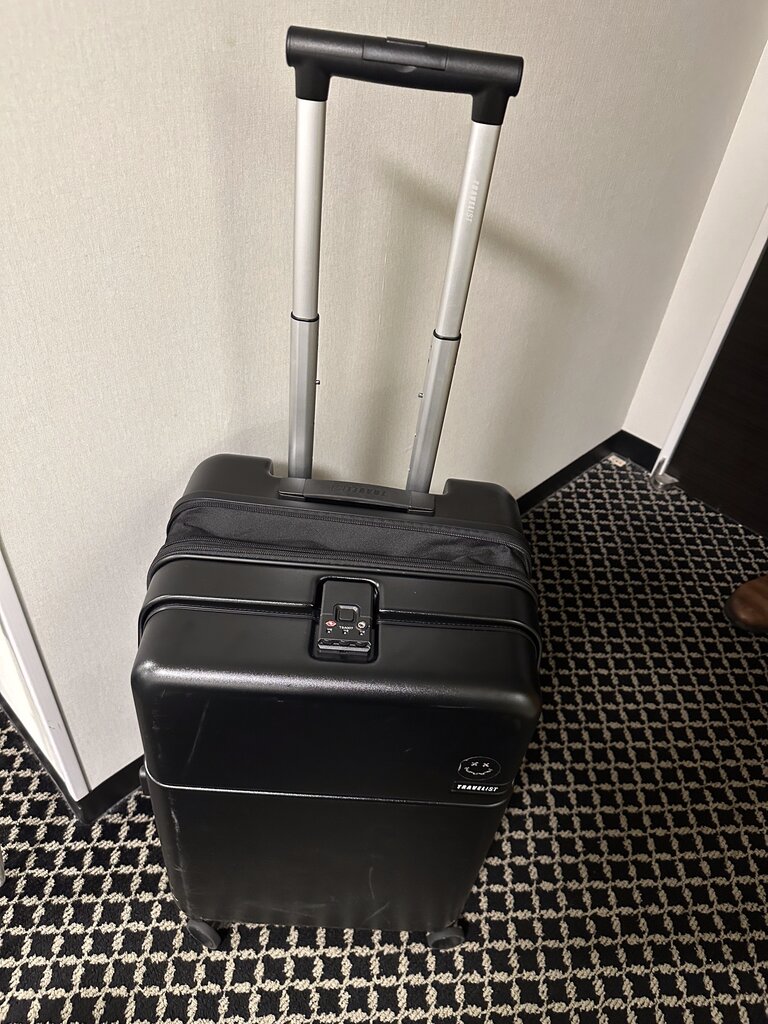 トラベリスト ファースト (Mサイズ)。5泊6日の全荷物を収納。購入後初使用でしたが、非常に使いやすかったです。