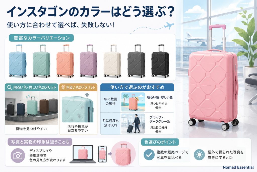 インスタゴンのカラーはどう選ぶ?