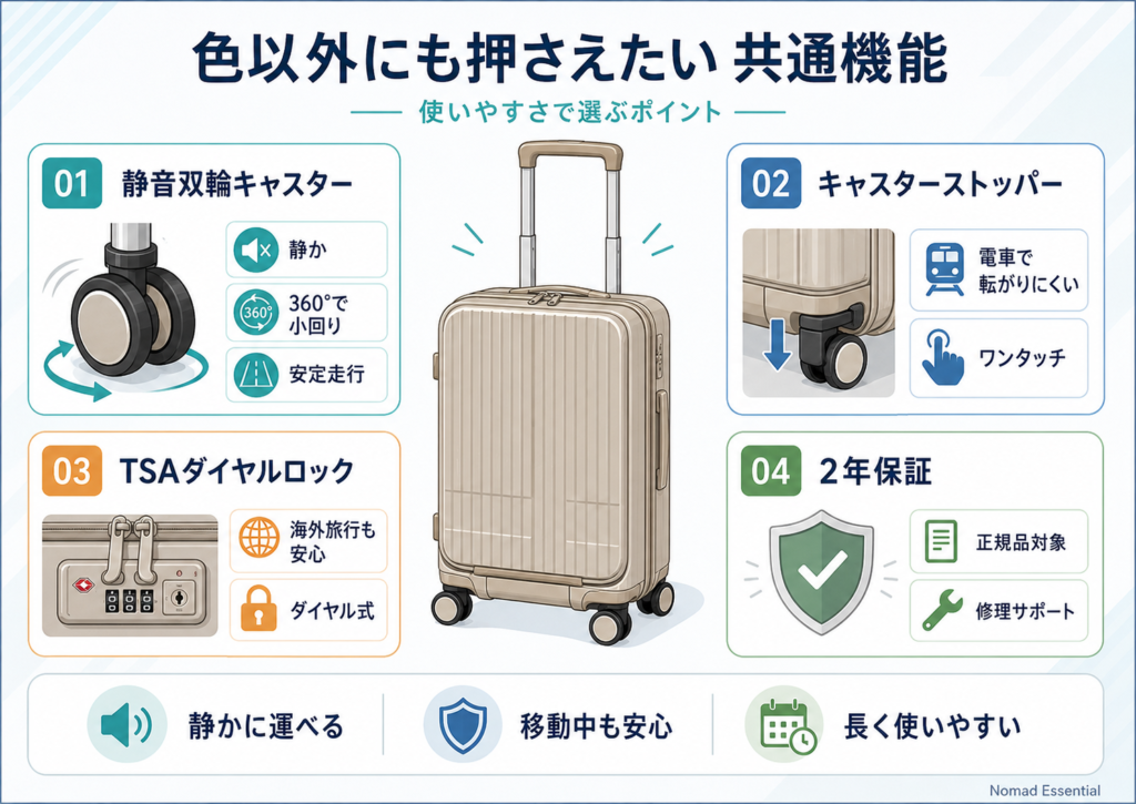 色以外にも押さえたいイノベーターの共通機能