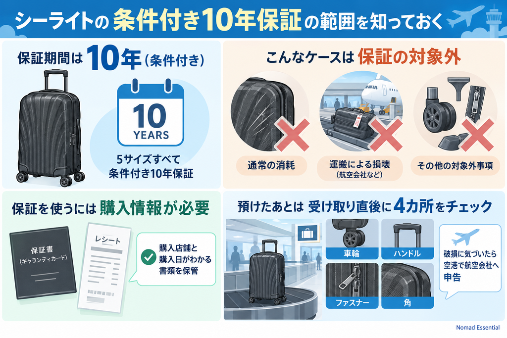 条件付き10年保証の範囲を知っておく