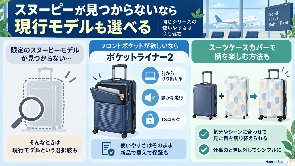 スヌーピーが見つからないなら現行モデルも検討