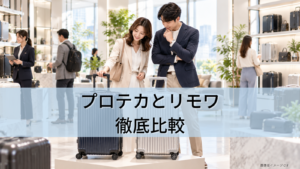 プロテカとリモワのスーツケースを徹底比較