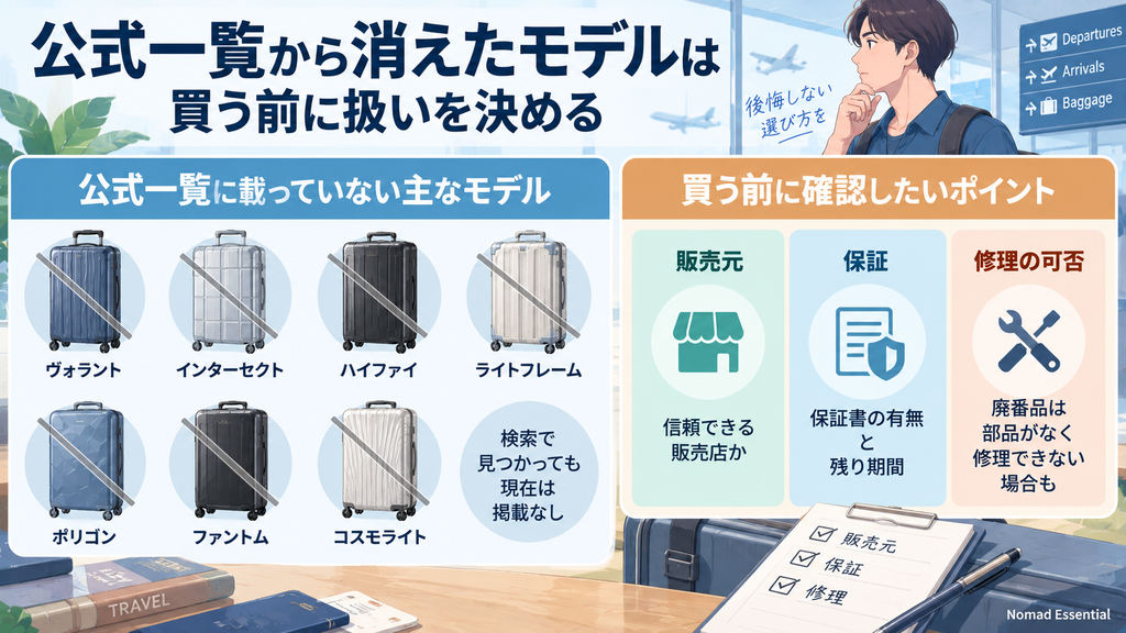 公式一覧にない旧モデル