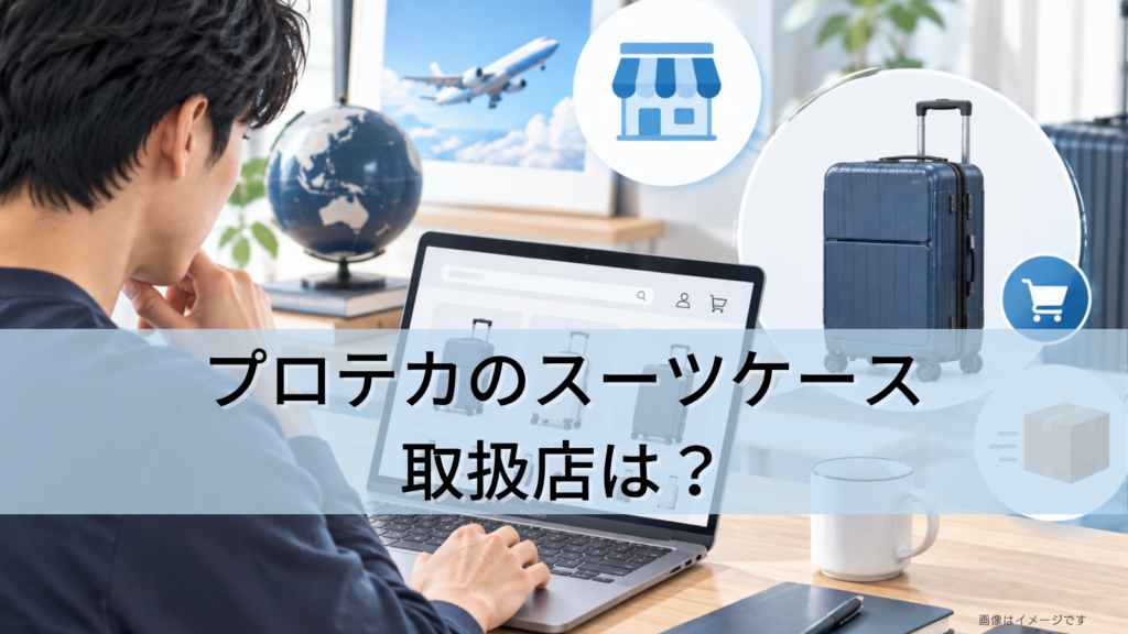 プロテカのスーツケース取扱店はどこ？